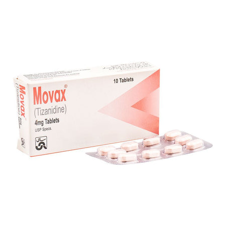 Sami Pharmaceuticals Movax Tablet, 4mg, 10-Pack - Main Image