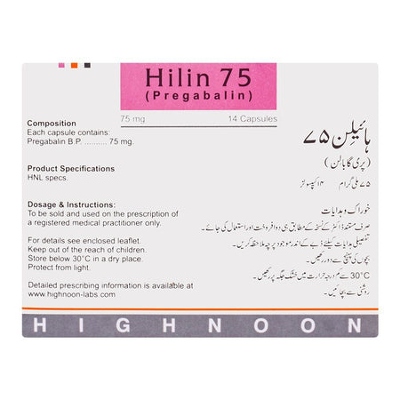 Highnoon Laboratories Hilin Capsule, 75mg, 14-Pack - Image 2
