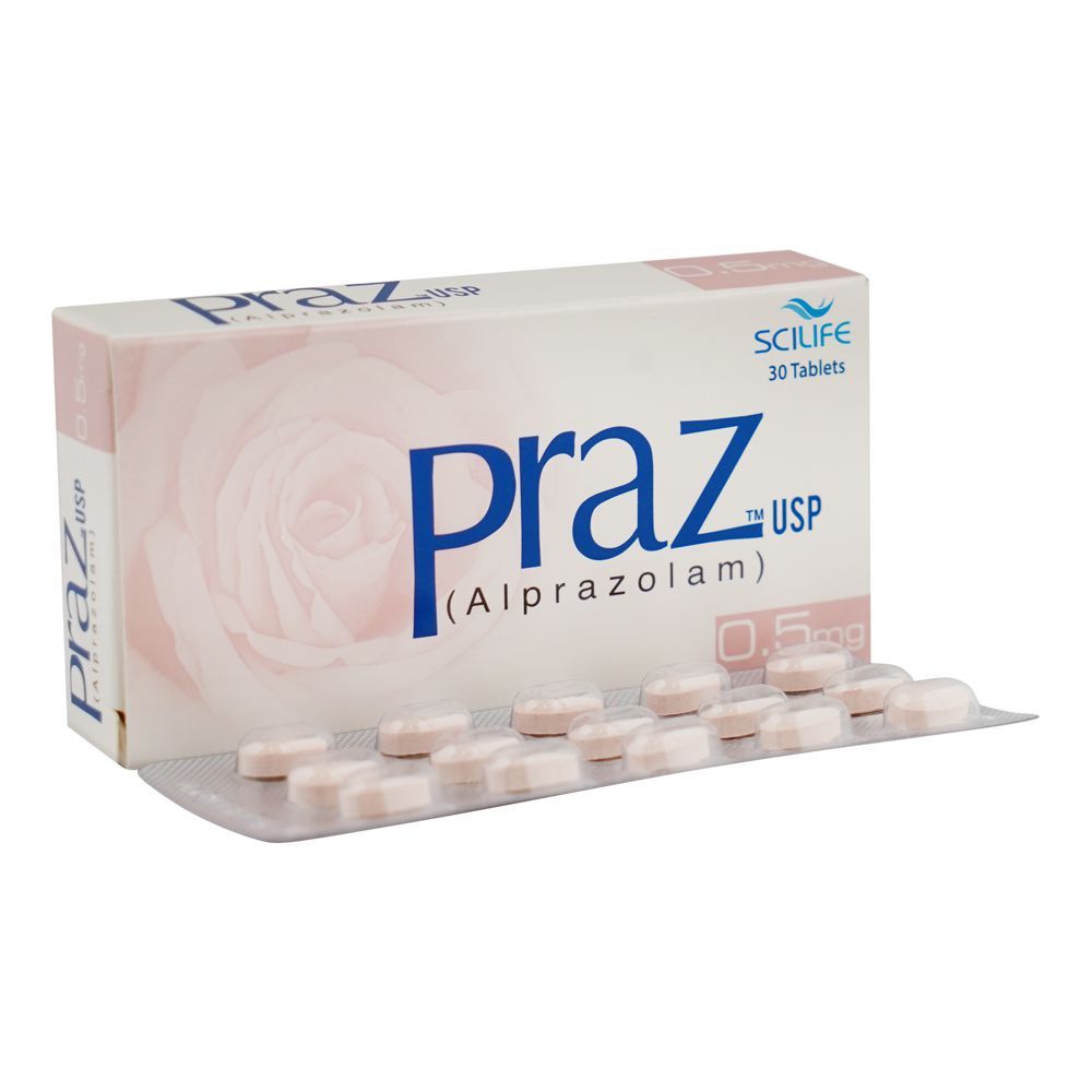 Scilife Pharma Praz Tablet, 0.5mg, 30-Pack - Main Image