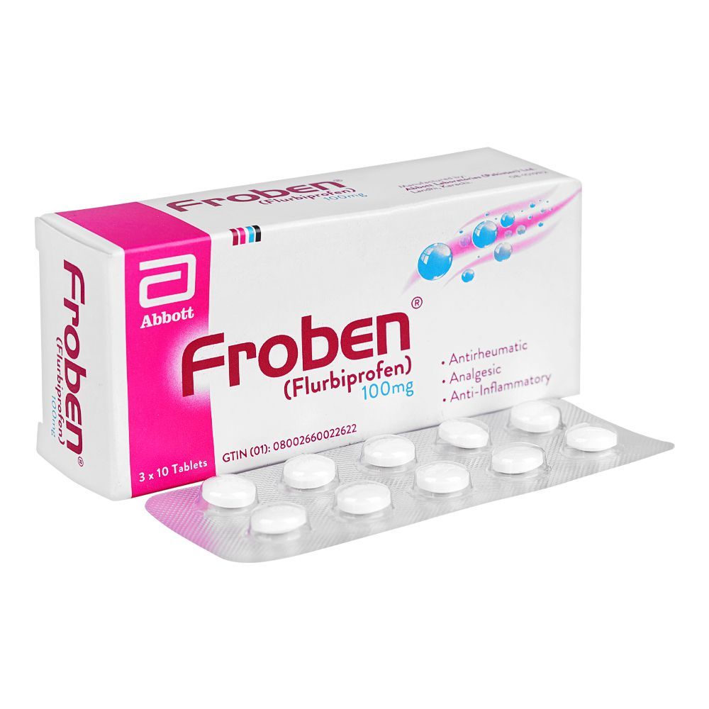 Froben Tablets Strip, 100mg - Main Image