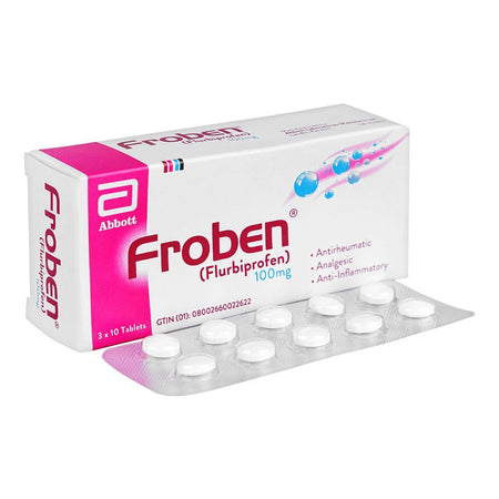 Froben Tablets Strip, 100mg - Main Image