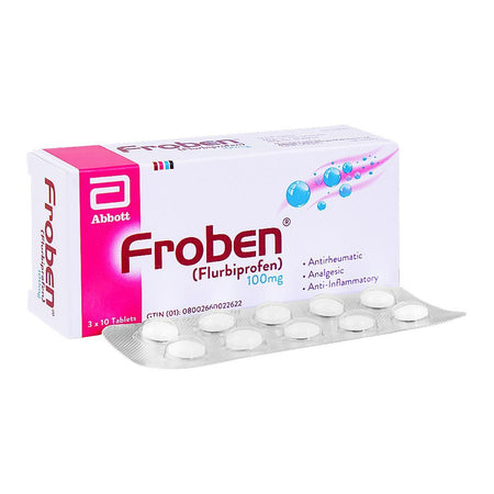 Froben Tablets, 100mg, Strip (10 Tablets) - Main Image
