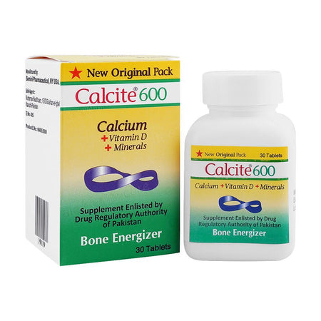 Gemini Pharmaceutical Calcite-600 Tablet, 30-Pack - Main Image