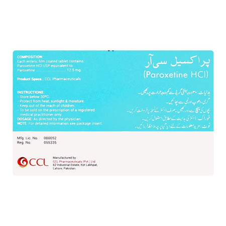 CCL Pharmaceuticals Paraxyl CR Tablet, 12.5mg, 30-Pack - Image 2