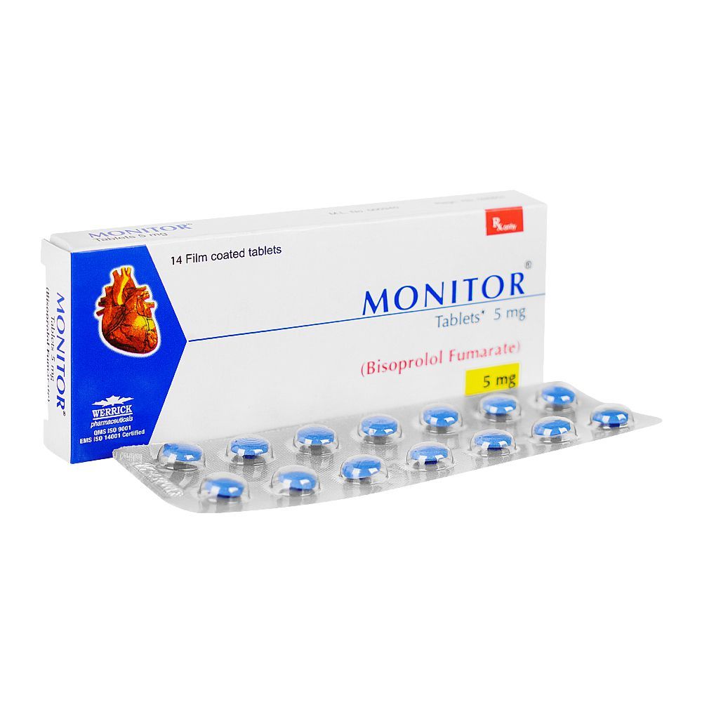 Monitor Tablets, 5mg, Box (14 Tablets) - Main Image