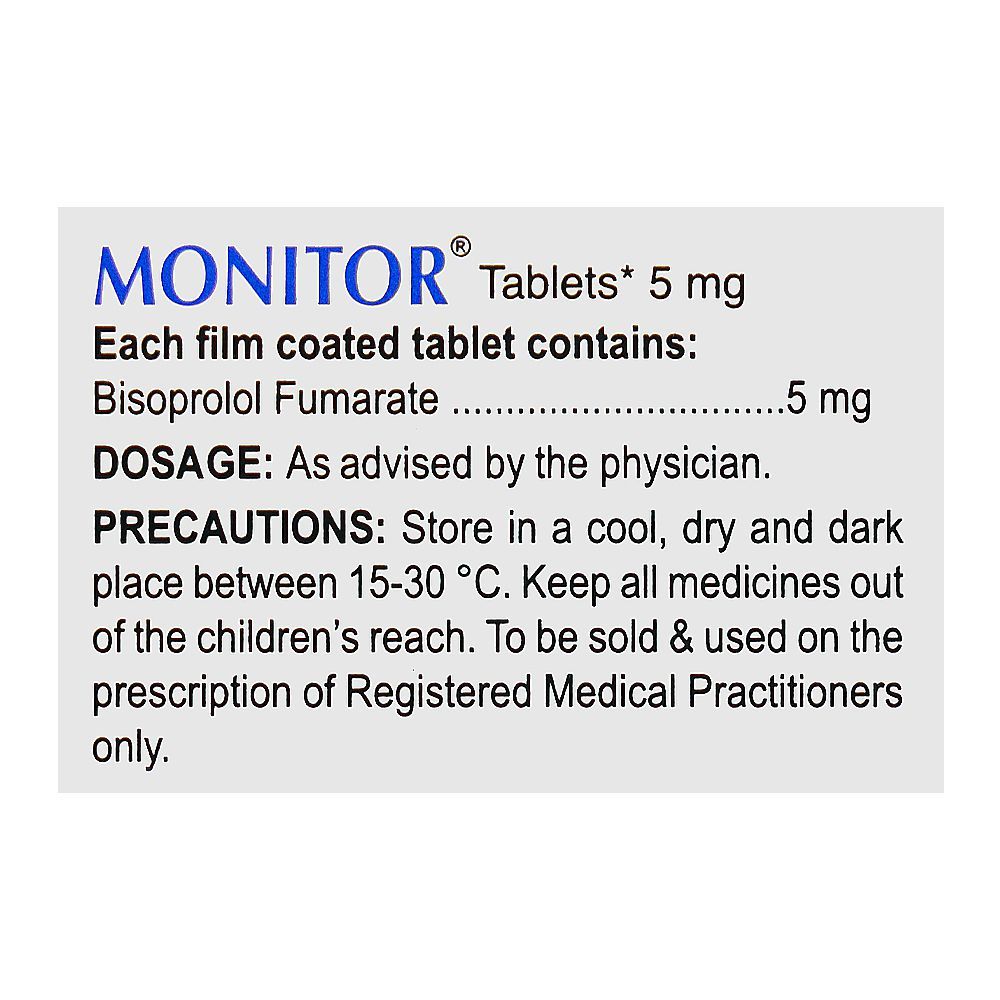 Monitor Tablets, 5mg, Box (14 Tablets) - Image 3