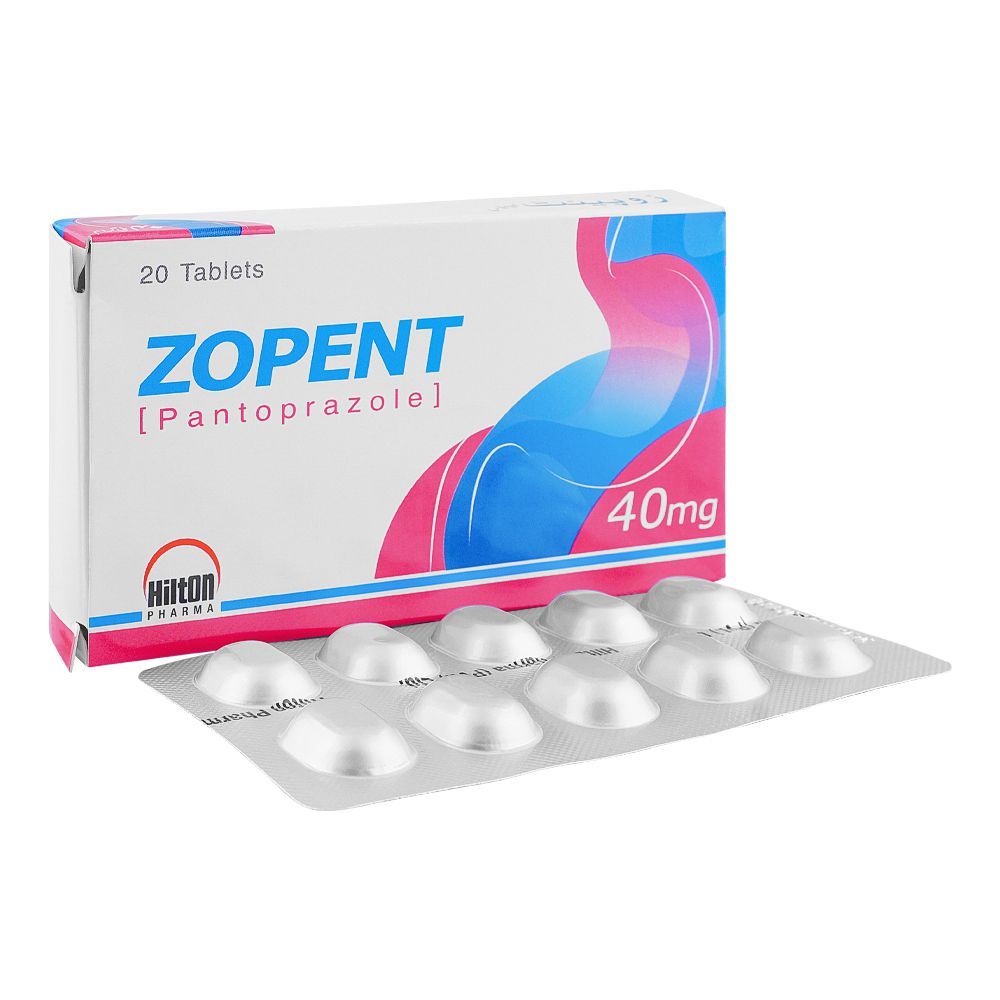 Hilton Pharma Zopent Tablet, 40mg, 20-Pack - Main Image