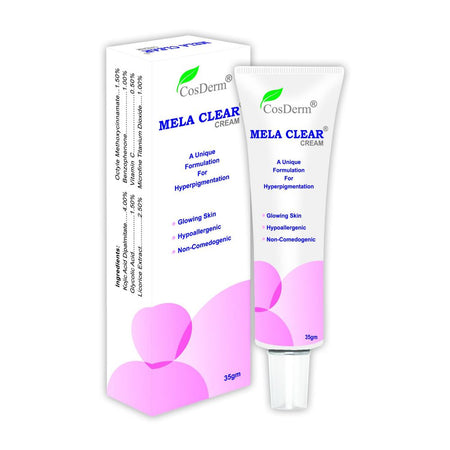 Mela Clear Cream, Non-Comedogenic, For Hyperpigmentation & Glowing Skin, 25g - Main Image
