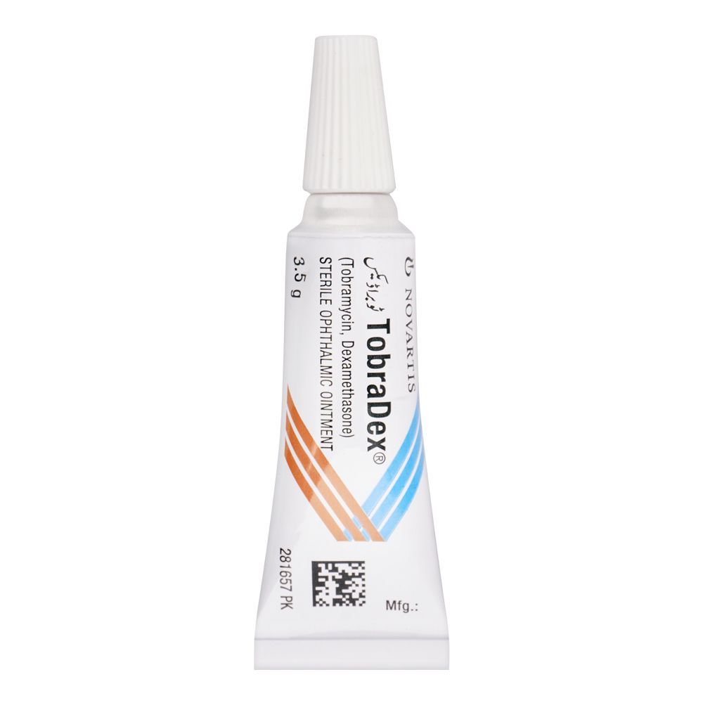 Novartis Pharmaceuticals TobraDex Eye Ointment, 5ml - Main Image