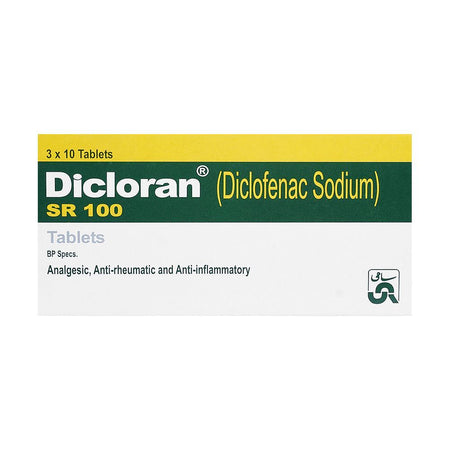 Sami Pharmaceuticals Dicloran SR 100 Tablet, 1-Strip - Image 2