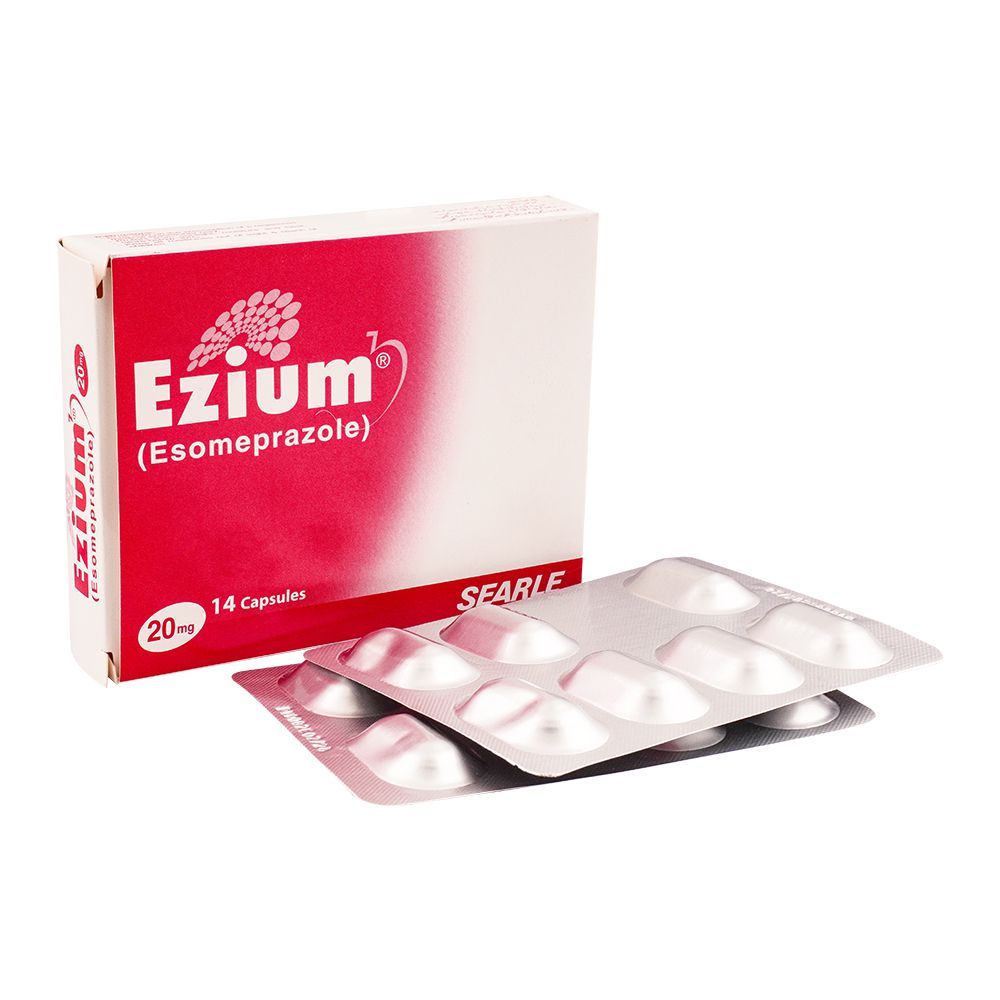 Searle Ezium Capsule, 20mg, 14-Pack - Main Image