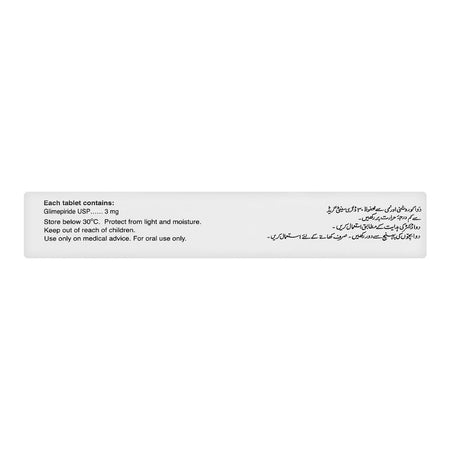 Barrett Hodgson Diabold Tablet, 3mg, 20-Pack - Image 3