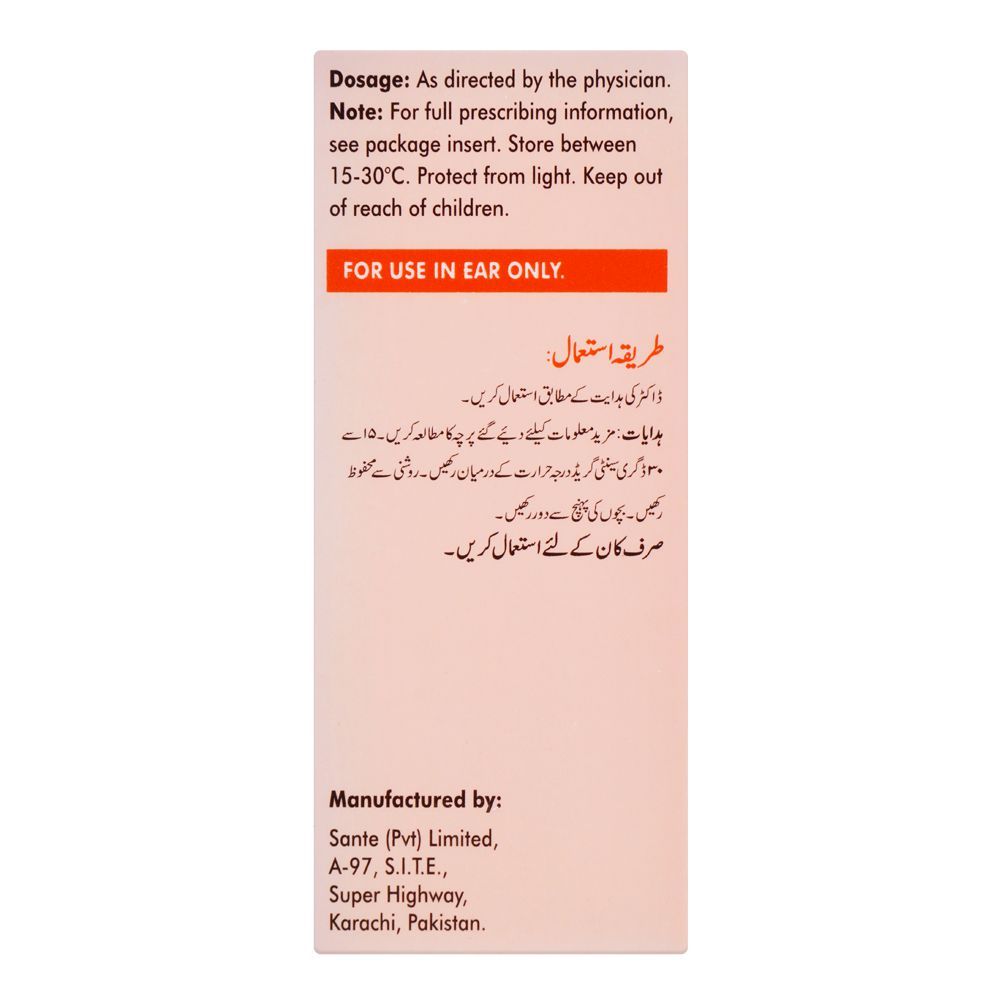 Sante Pharma Otoflox Otic Drops, 0.3 Percent, 5ml - Image 2