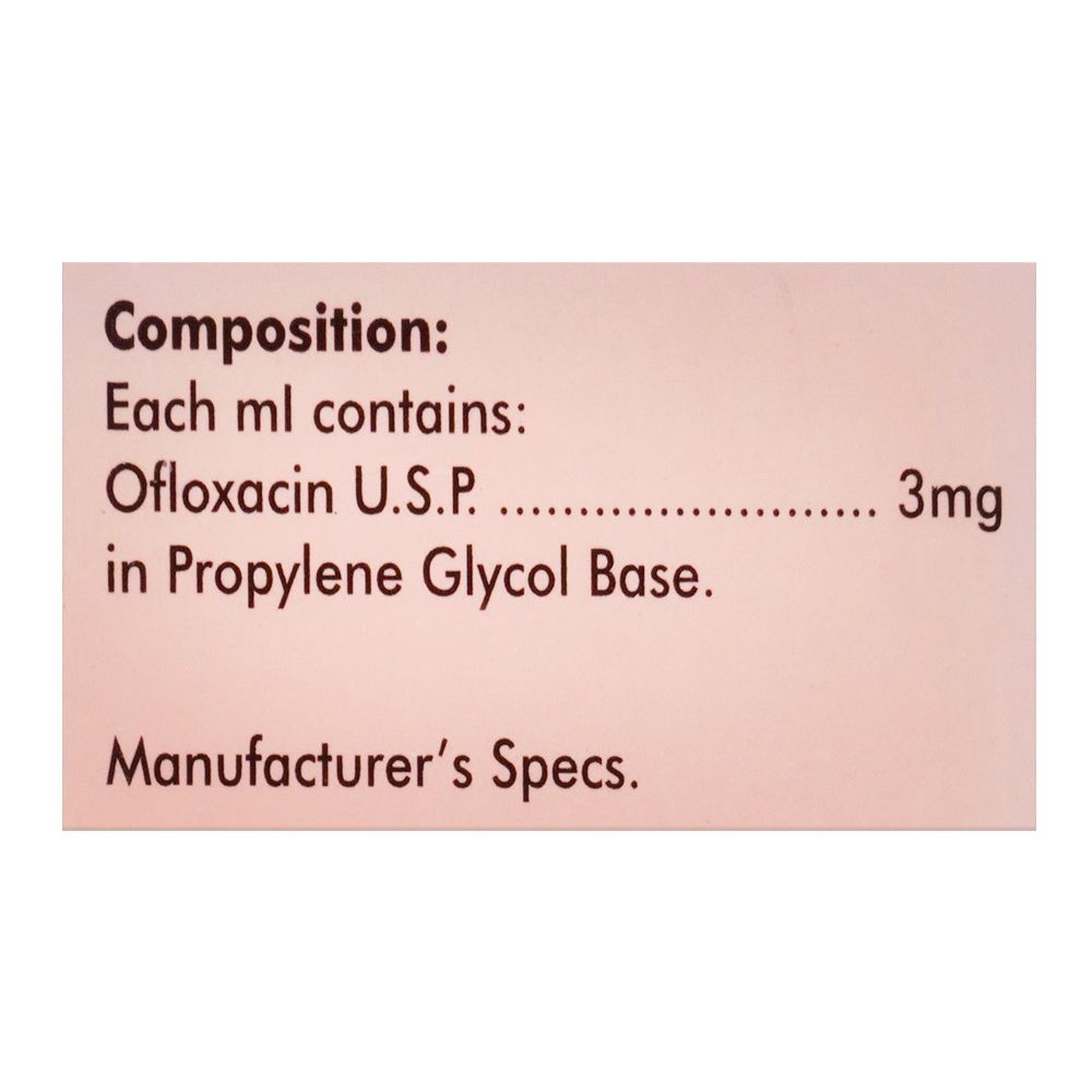 Sante Pharma Otoflox Otic Drops, 0.3 Percent, 5ml - Image 3