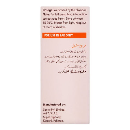Sante Pharma Otoflox Otic Drops, 0.6 Percent, 5ml - Image 2