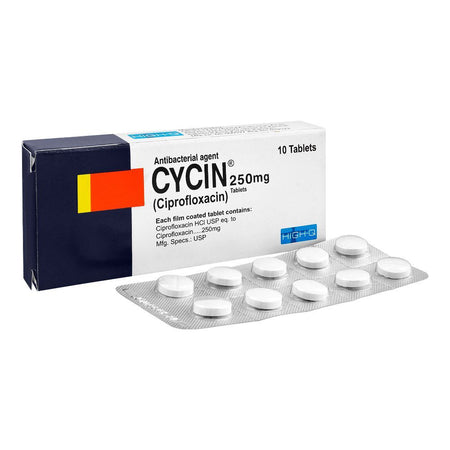 High-Q Pharmaceuticals Cycin Tablet, 250mg, 10-Pack - Main Image