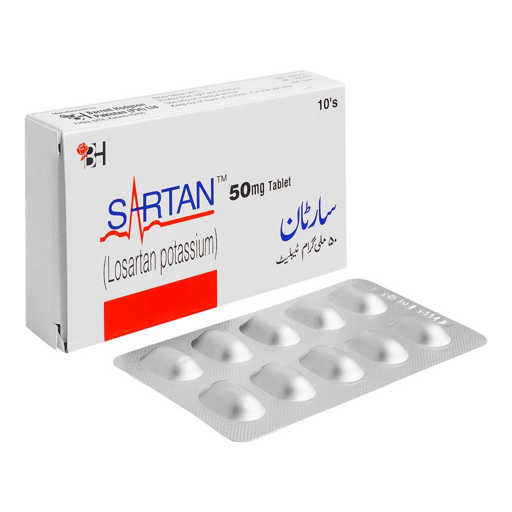 Barrett Hodgson Sartan Tablet, 50mg, 10-Pack - Main Image