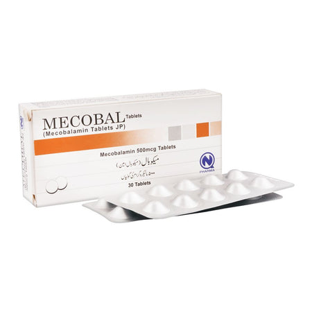 NabiQasim Mecobal Tablet, 500mcg, 30-Pack - Main Image