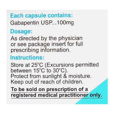 Gabix Capsules, 100mg, Box (10 Capsules) - Image 4