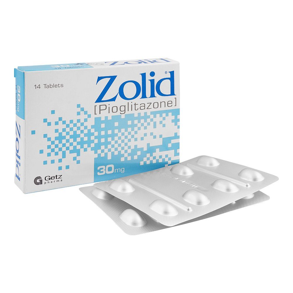 Getz Pharma Zolid Tablet, 30mg, 14-Pack - Main Image