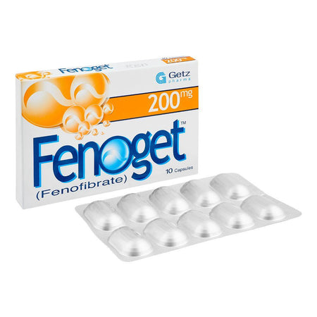 Getz Pharma Fenoget Capsule, 200mg, 10-Pack - Main Image