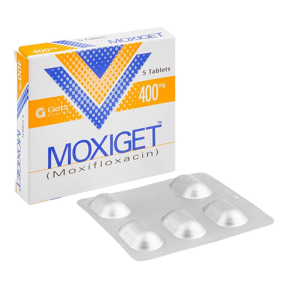Getz Pharma Moxiget Tablet, 400mg, 5-Pack - Image 2