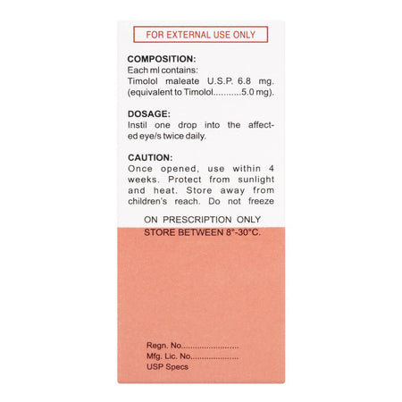 Remington Pharmaceuticals Blotim Eye Drops, 5ml - Image 3