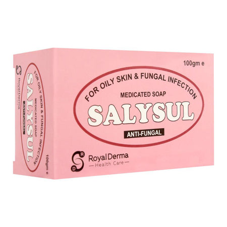 Royal Derma Salysul Medicated Soap, For Oily Skin & Fungal Infection, 100g - Main Image