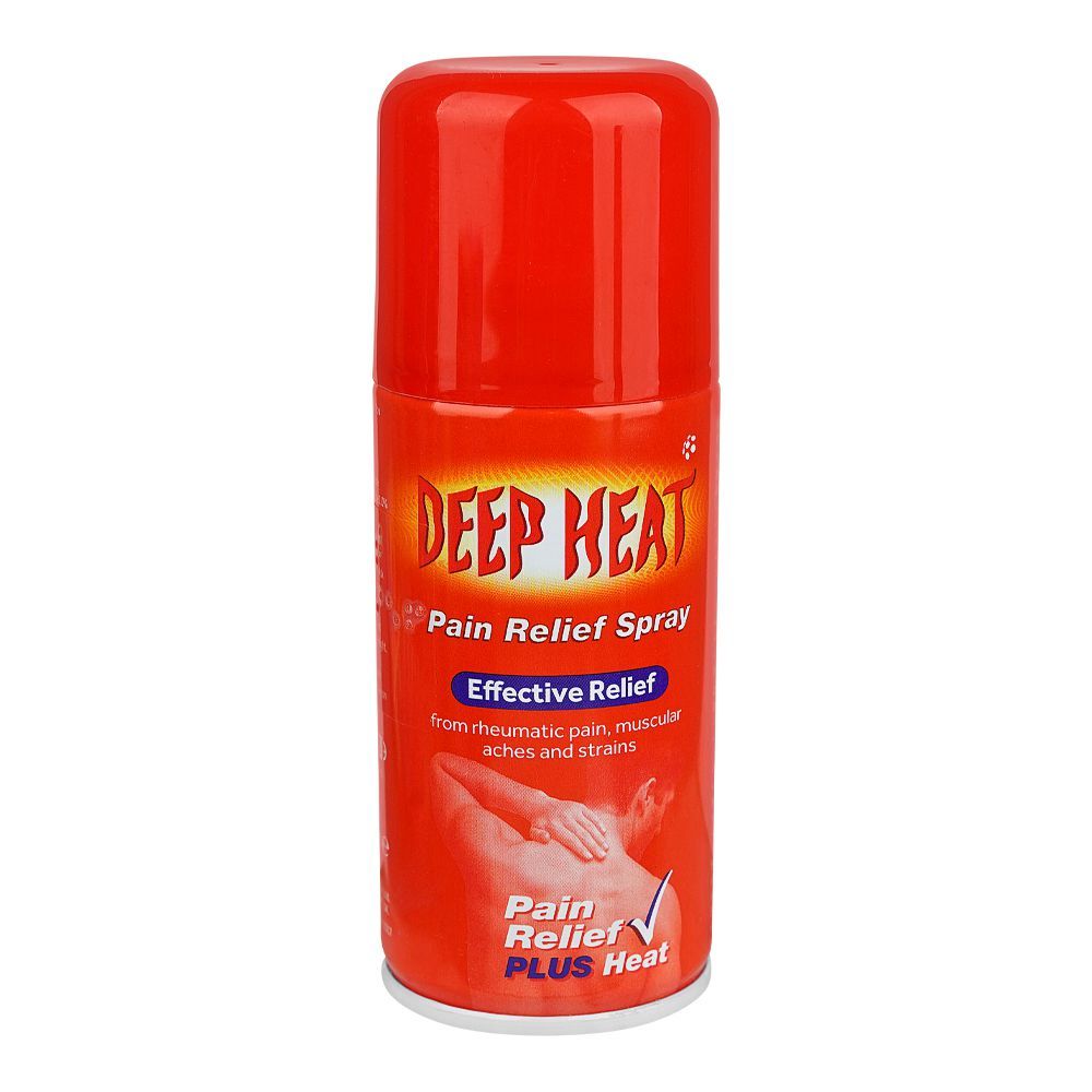 Deep Heat Pain Relief Spray, For Muscular Aches and Strains, 150ml - Main Image