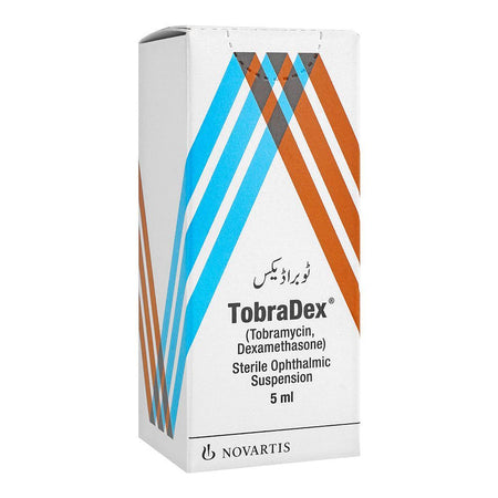 Novartis Pharmaceuticals TobraDex Sterile Ophthalmic Suspension, 5ml - Main Image