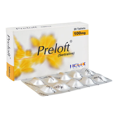 Preloft 100mg Tablets, Box - Main Image