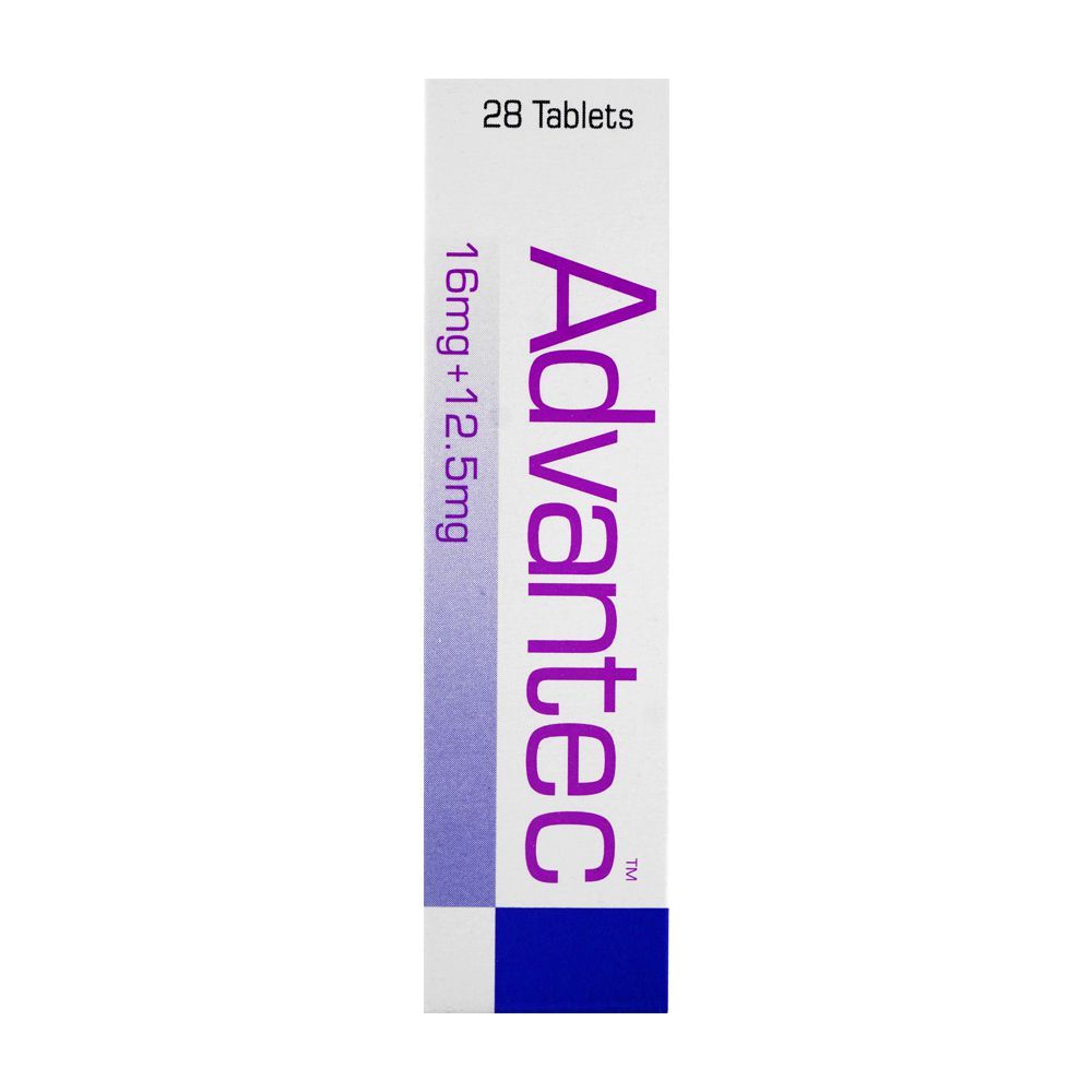 Getz Pharma Advantec Tablet, 16mg/12.5mg, 1-Strip - Image 3