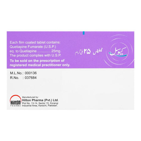 Hilton Pharma Qusel Tablet, 25mg, 30-Pack - Image 2