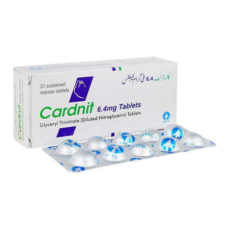 Cardnit 6.4mg Tablets, 6.4mg, Box (30 Tablets) - Main Image