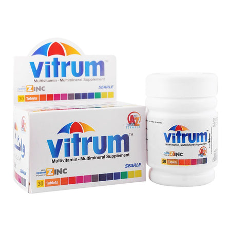Searle Vitrum Tablet, Multivitamin & Multimineral Supplement, 30-Pack - Main Image