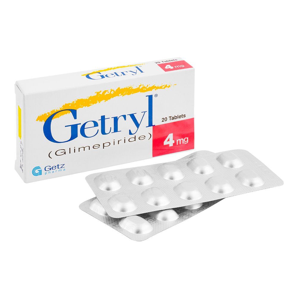 Getz Pharma Getryl Tablet, 4mg, 20-Pack - Main Image