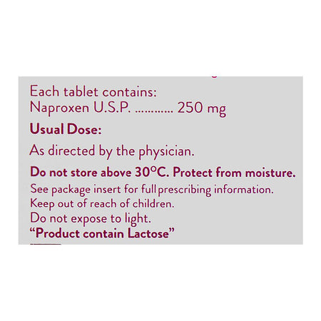 Flexin Tablets, 250mg, Strip (10 Tablets) - Image 3