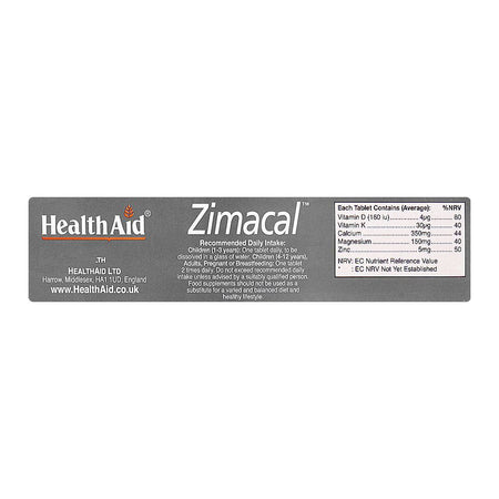 Health Aid Zimacal Tablets, 20-Pack - Image 3