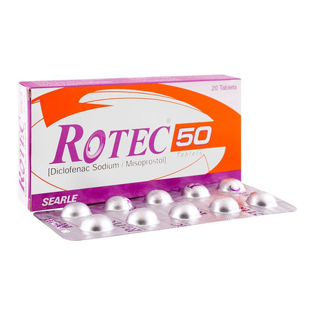 Searle Rotec Tablet, 50mg, 1-Strip - Main Image