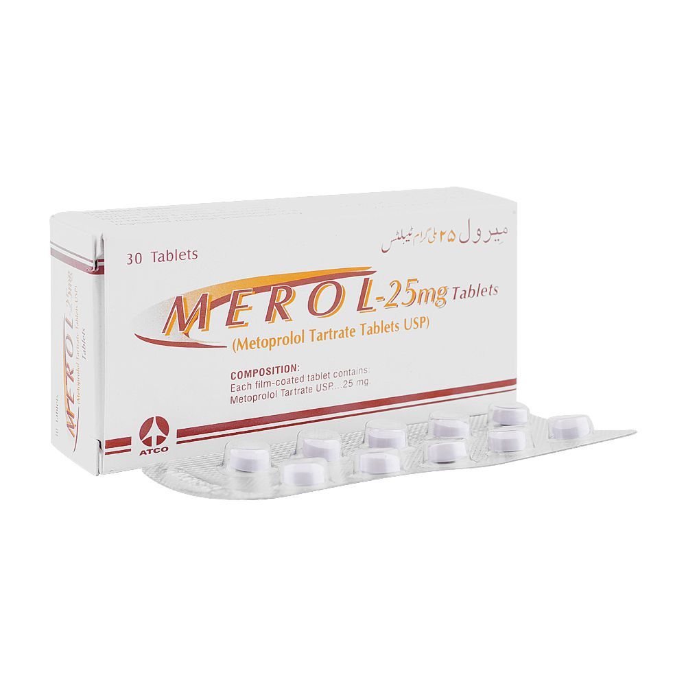 ATCO Laboratories Merol Tablet, 25mg, 30-Pack - Main Image