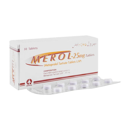 ATCO Laboratories Merol Tablet, 25mg, 30-Pack - Main Image