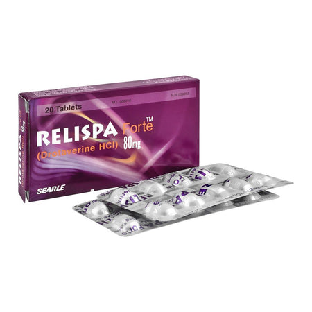 Searle Relispa Forte Tablet, 80mg, 20-Pack - Main Image