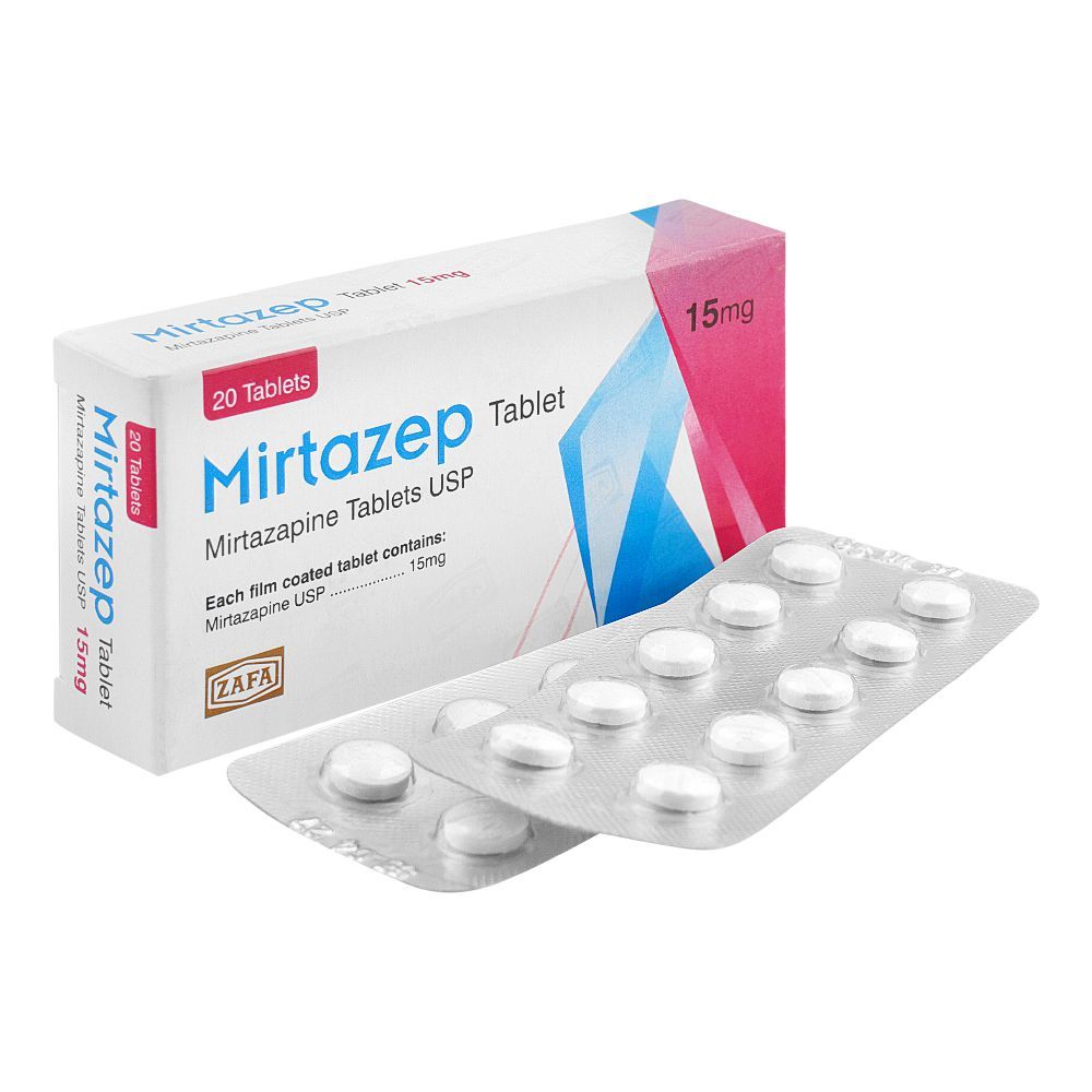 Barrett Hodgson Mirtazep Tablet, 15mg, 20-Pack - Main Image