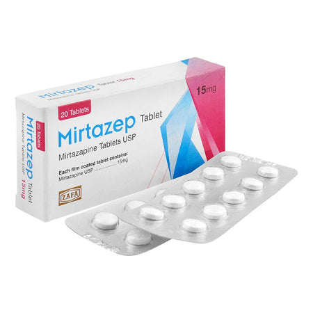 Barrett Hodgson Mirtazep Tablet, 15mg, 20-Pack - Main Image