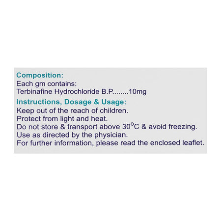 ATCO Laboratories Terbiderm Cream, 10g - Image 3