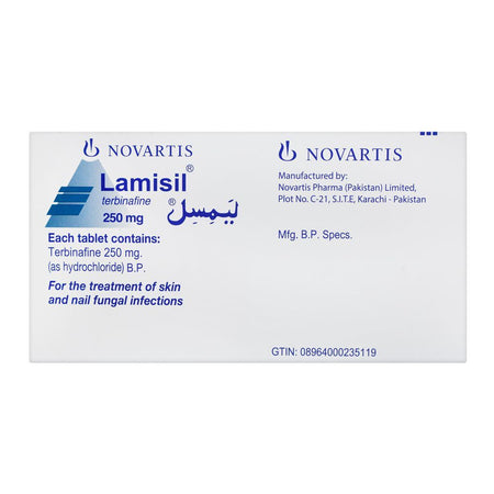 Novartis Pharmaceuticals Lamisil Tablet, 250mg, 10 Tablets - Image 2