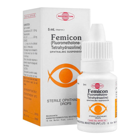 Remington Pharmaceuticals Femicon Eye Drops, 5ml - Main Image
