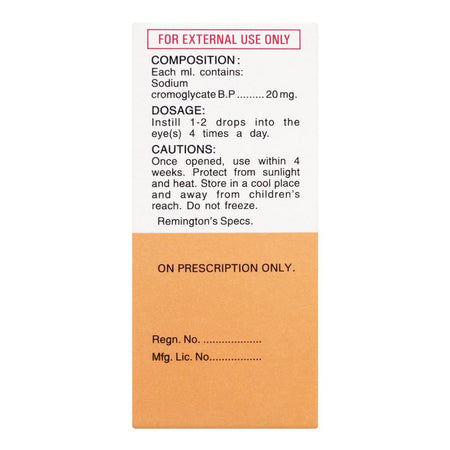 Remington Pharmaceuticals Histalyn Eye Drops, 5ml - Image 3