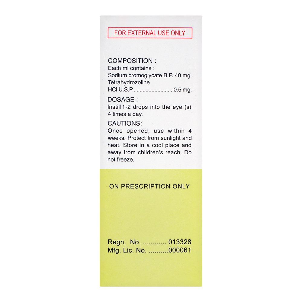 Remington Pharmaceuticals Histazolin Eye Drops, 5ml - Image 3