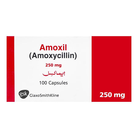GSK Amoxil Capsule, 250mg, 1-Strip - Image 2